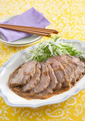【ストック】レンジで絶品さっぱり焼き豚-レシピのメイン写真