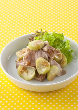 【リメイク】レンジ蒸し茄子の焼き豚和え-レシピのメイン写真
