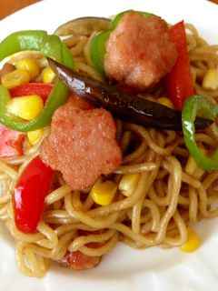冷めても美味しい♡夏焼きそば-レシピのメイン写真