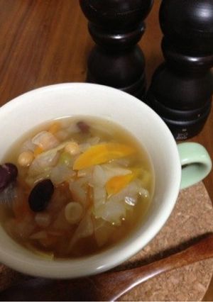 STAUB☆ゴロゴロ野菜の食べるスープ☆-レシピのメイン写真