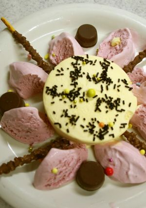 ♪ひまわりアイスで　パーティー♪-レシピのメイン写真