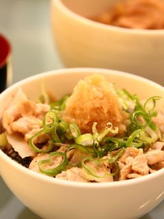 おろし豚しゃぶ丼-レシピのメイン写真
