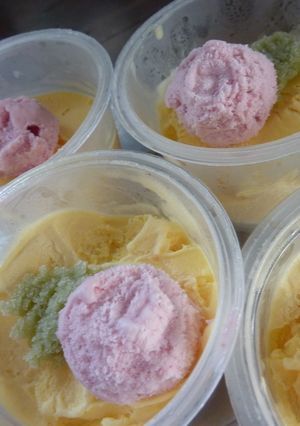 お花のアイスケーキ-レシピのメイン写真