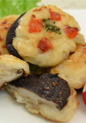 Ｆしいたけのホワイトソース焼き-レシピのメイン写真