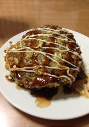 冷やご飯で！カンタンお好み焼き☆-レシピのメイン写真