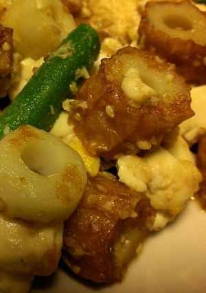 ちくわチャンプルーコンソメ味-レシピのメイン写真