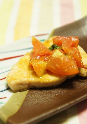 カジキのソテーフレッシュトマトかけ-レシピのメイン写真