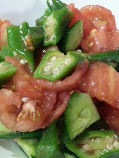 夏野菜の中華風サラダ-レシピのメイン写真