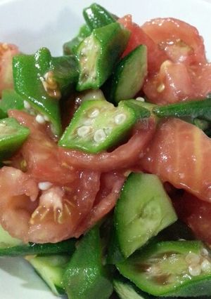 夏野菜の中華風サラダ-レシピのメイン写真