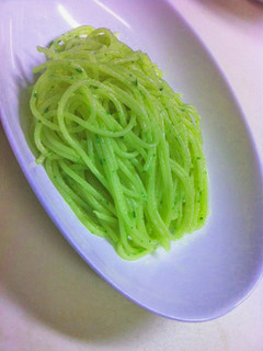 パセリのバジルソースみたいなパスタ-レシピのメイン写真