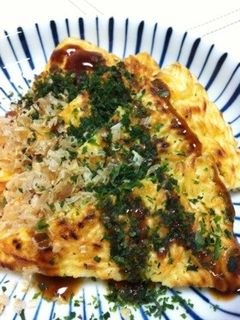 残った素麺でお好み焼き♫-レシピのメイン写真