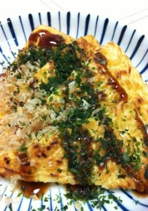 残った素麺でお好み焼き♫-レシピのメイン写真
