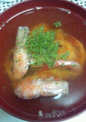 ☆甘エビのお吸い物☆-レシピのメイン写真
