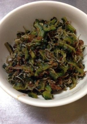 かんたん♪ゴーヤとちりめんのつくだ煮風-レシピのメイン写真