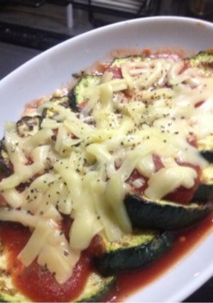 副菜:ズッキーニのピザソース焼き-レシピのメイン写真