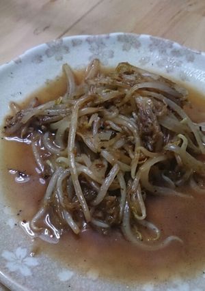 【もやしの和風炒め】-レシピのメイン写真