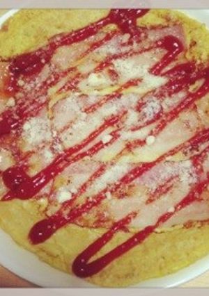 簡単!洋風お好み焼き風オムレツ-レシピのメイン写真