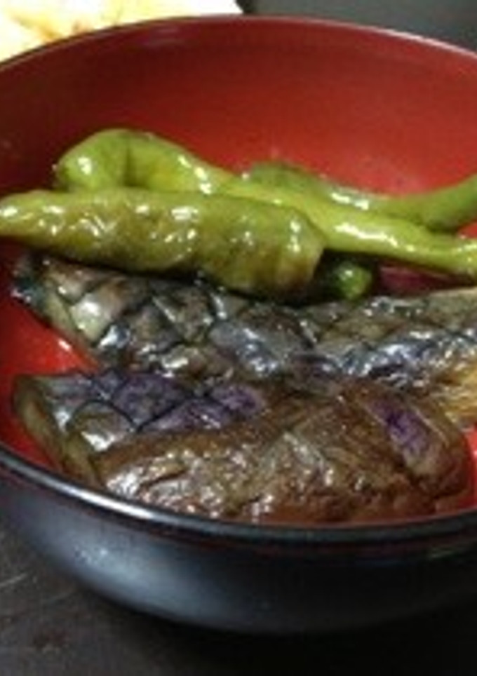 茄子とししとうの煮浸し-レシピのメイン写真