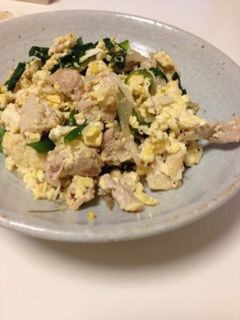 ニラ玉チャンプルー風-レシピのメイン写真