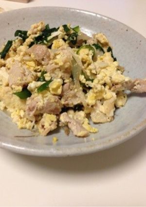 ニラ玉チャンプルー風-レシピのメイン写真