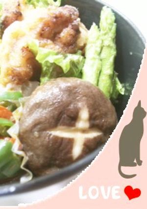 お弁当お野菜おかず:椎茸のかぼすバター-レシピのメイン写真