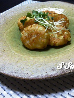 はんぺんととうもろこしのフワフワ揚げ-レシピのメイン写真