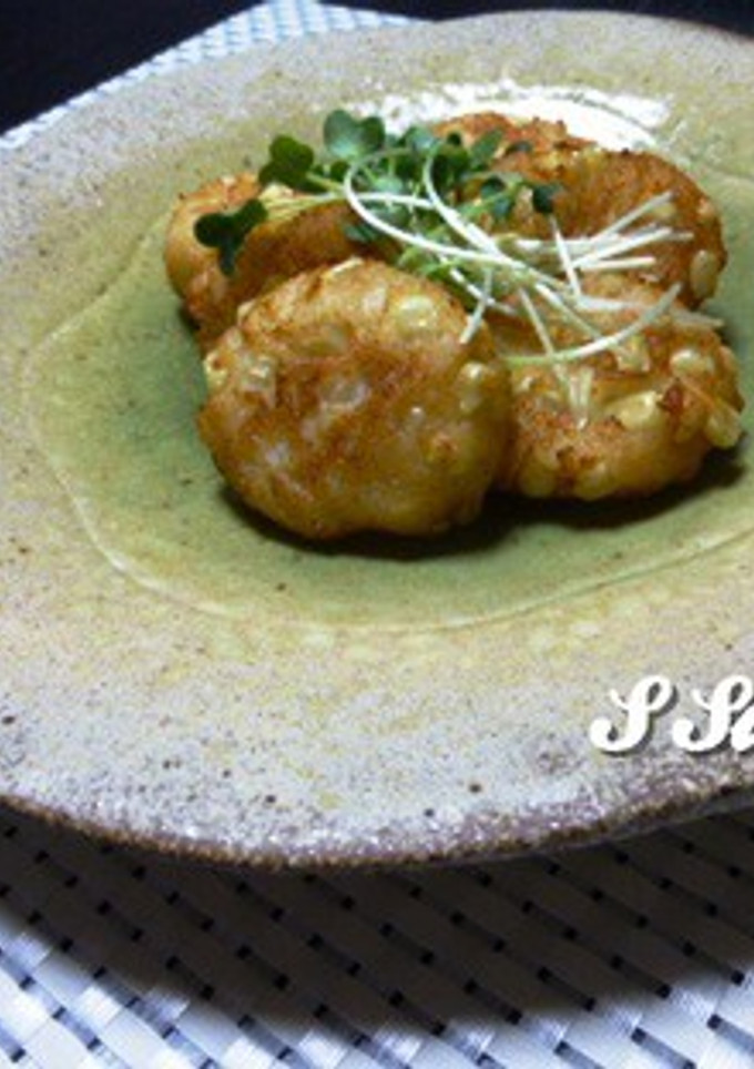 はんぺんととうもろこしのフワフワ揚げ-レシピのメイン写真