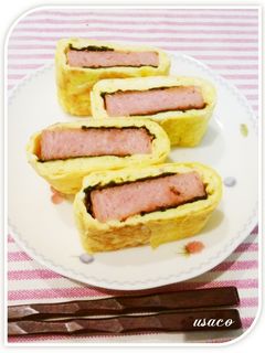 スパム入り海苔卵焼き-レシピのメイン写真