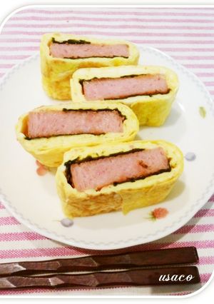 スパム入り海苔卵焼き-レシピのメイン写真