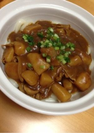パパも満足♪しゃぶ肉たっぷりカレーうどん-レシピのメイン写真