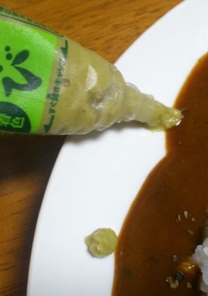 カレーにワサビ-レシピのメイン写真