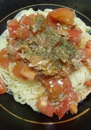 トマトとツナの冷製パスタ☆-レシピのメイン写真