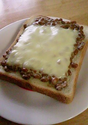 納豆チーズトースト-レシピのメイン写真