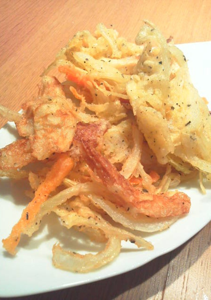 ちくわと玉ねぎのかき揚げ-レシピのメイン写真