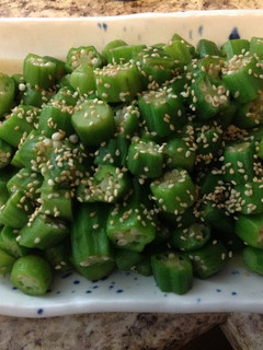 冷凍おくらの炒め物!!おつまみに最高!!-レシピのメイン写真