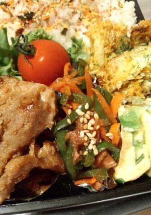 お弁当に♪ピーマンと人参の梅和え☆-レシピのメイン写真