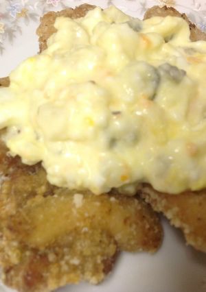 竜田揚げ カレー風味◇タルタル添え。-レシピのメイン写真