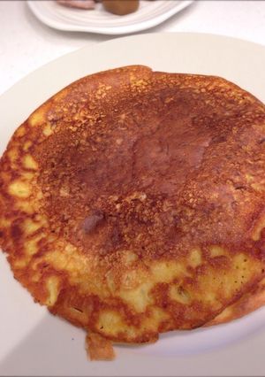 ひよこ豆粉と玉ねぎのパンケーキ-レシピのメイン写真