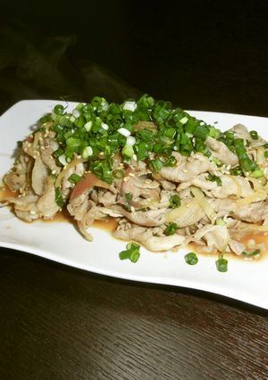 薬味たっぷり豚肉のポン酢炒め-レシピのメイン写真