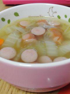 具だくさんウインナースープ-レシピのメイン写真