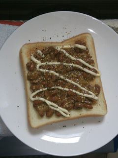 簡単うまっ!納豆トースト-レシピのメイン写真