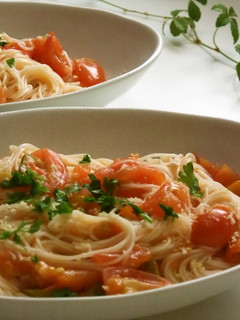 フレッシュトマトのソースでいただく✿素麺-レシピのメイン写真