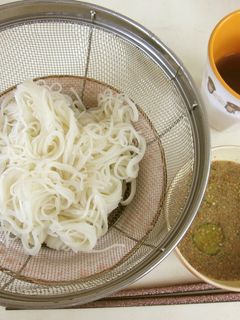 手軽に簡単・おいしいそうめん♪-レシピのメイン写真