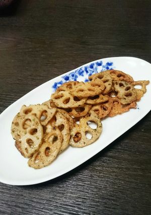 シャキシャキ！蓮根の磯辺焼き-レシピのメイン写真