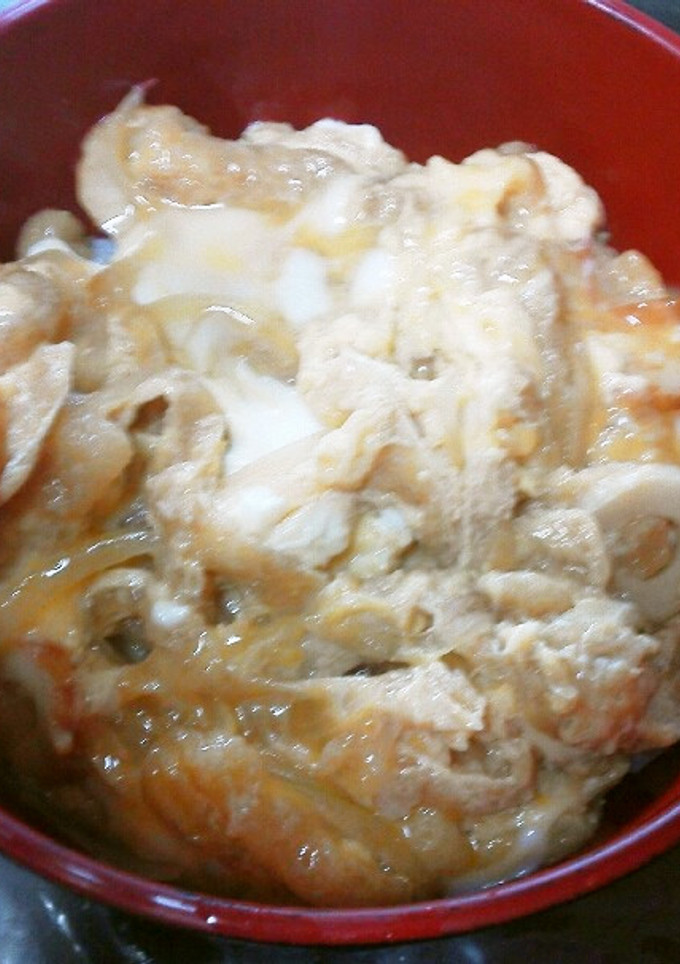 たぬき・きつね・ちくわの玉子丼(*^^)-レシピのメイン写真