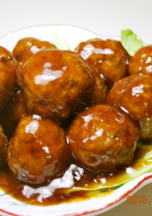 簡単に作る♪　本格　肉団子の甘酢あん-レシピのメイン写真