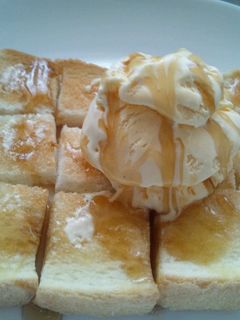 ❁❁アイス⋆トースト❁❁ by 井澤綾華（井澤農園） 【クックパッド