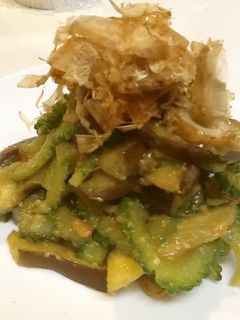 ゴーヤとナスの味噌炒め-レシピのメイン写真