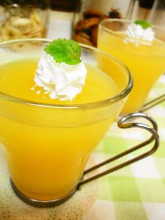 簡単*ぷるぷる☆オレンジゼリー-レシピのメイン写真