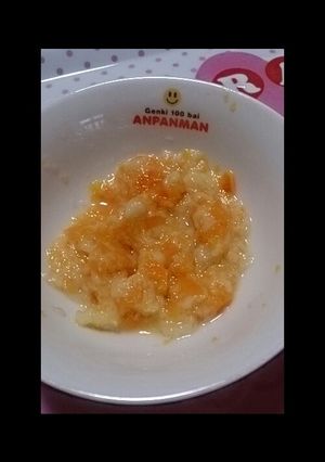 離乳食 中期 にんじんのパンがゆ-レシピのメイン写真
